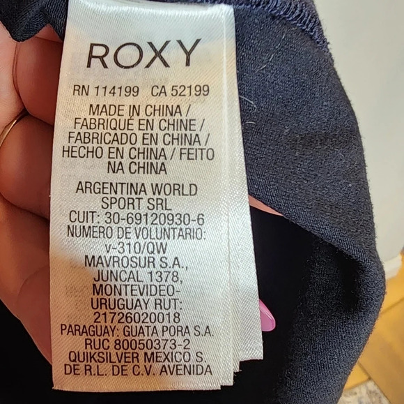 NWT Roxy Black Embroidered sleeves Sleeveless Tee midi dress. Size Large - Picture 10 of 16